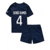 Paris Saint-Germain Sergio Ramos #4 Hemmaställ Barn 2022-23 Korta ärmar (+ Korta byxor)